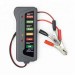 Tester Digital Auto 12V pentru Baterie și Alternator – Afișaj cu 6 LED-uri, Diagnostic Rapid pentru Auto și Moto