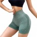 Pantaloni Scurti pentru Yoga, Colanti Modelatori, Talie inalta, Albastru
