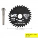 Set 3 Discuri pentru Lemn și Plastic cu Tijă 6 mm – Pentru Găurire, Șlefuire și Tăiere de Precizie