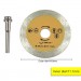 Set 3 Discuri pentru Lemn și Plastic cu Tijă 6 mm – Pentru Găurire, Șlefuire și Tăiere de Precizie