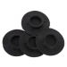 Set 4 picioruse antiderapante, negre, pentru masina de spalat