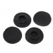Set 4 picioruse antiderapante, negre, pentru masina de spalat