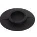 Set 4 picioruse antiderapante, negre, pentru masina de spalat
