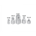 Set 5 adaptoare cromate1/2 1/4 3/4 3/8